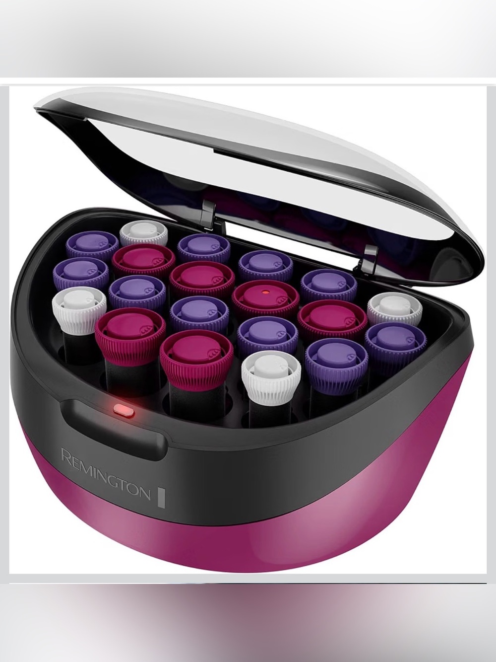 NIB Remington Ionic Conditioning Hair Setter Hot Rollers Wax Core 20-Piece Set